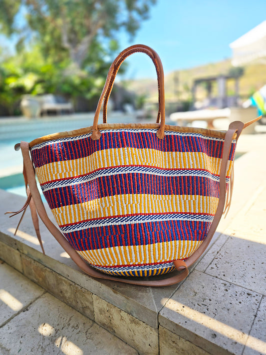 Handmade African Beach Tote